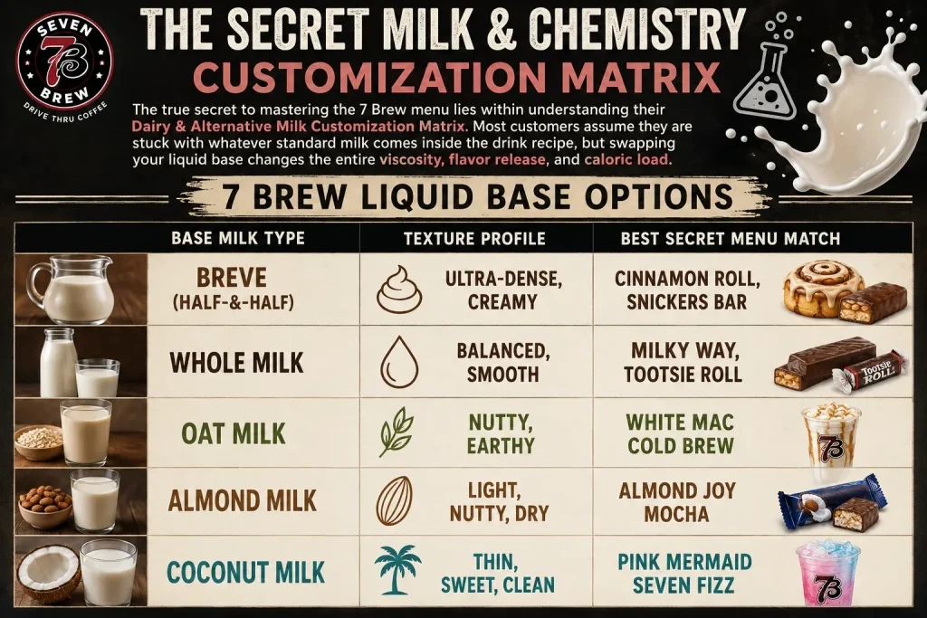 Secret Hub 5 The Secret Milk Chemistry Customization Matrix