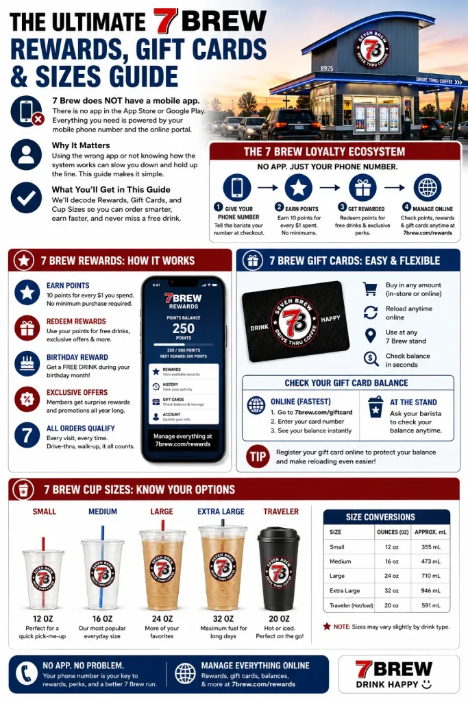 Rewards & Gift 1 The Ultimate 7 Brew Rewards, Gift Cards & Sizes Guide
