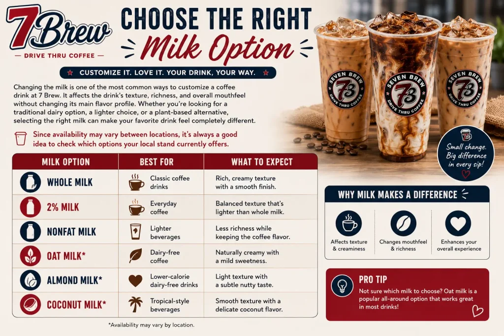 Customization Guide 4 Choose the Right Milk Option