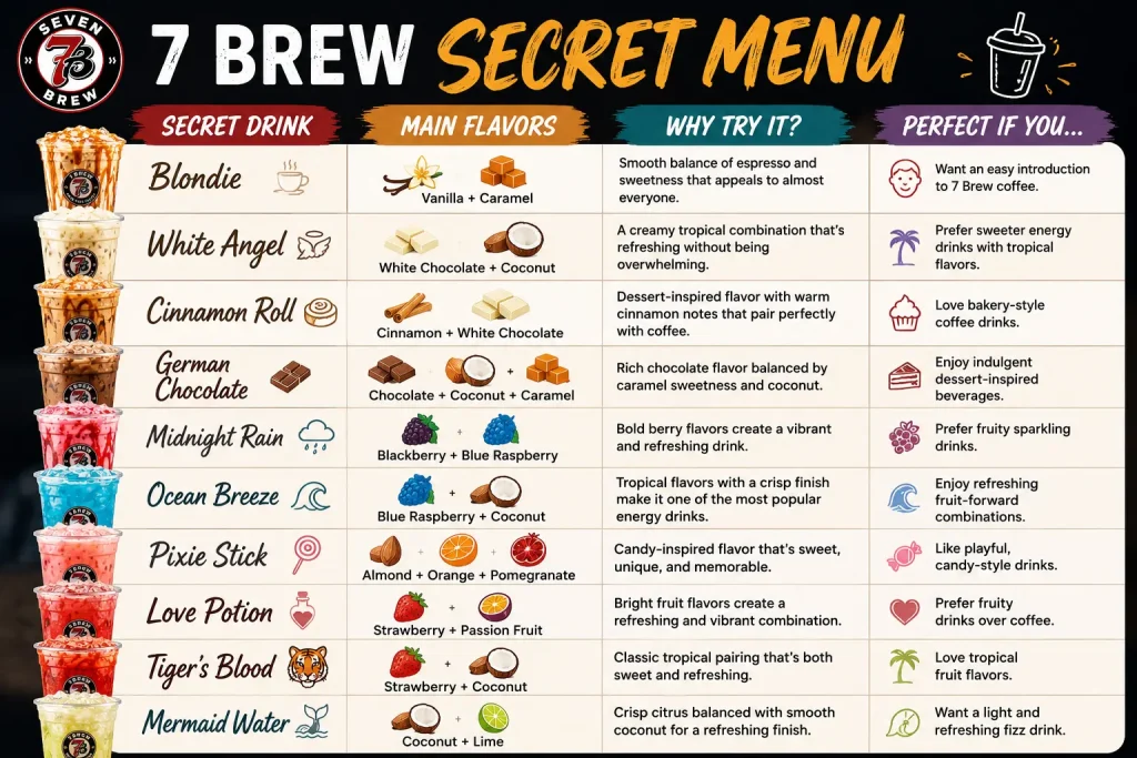Secret Hub 2 Most Popular 7 Brew Secret Menu Drinks