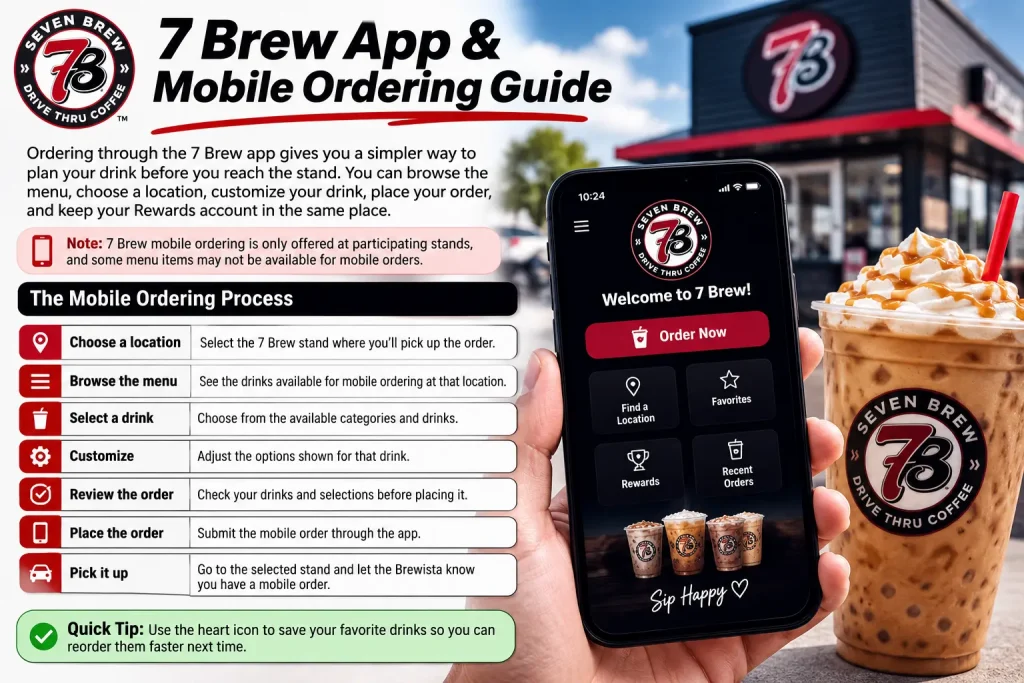 7 Brew App, Guide 1 7 Brew App & Mobile Ordering Guide
