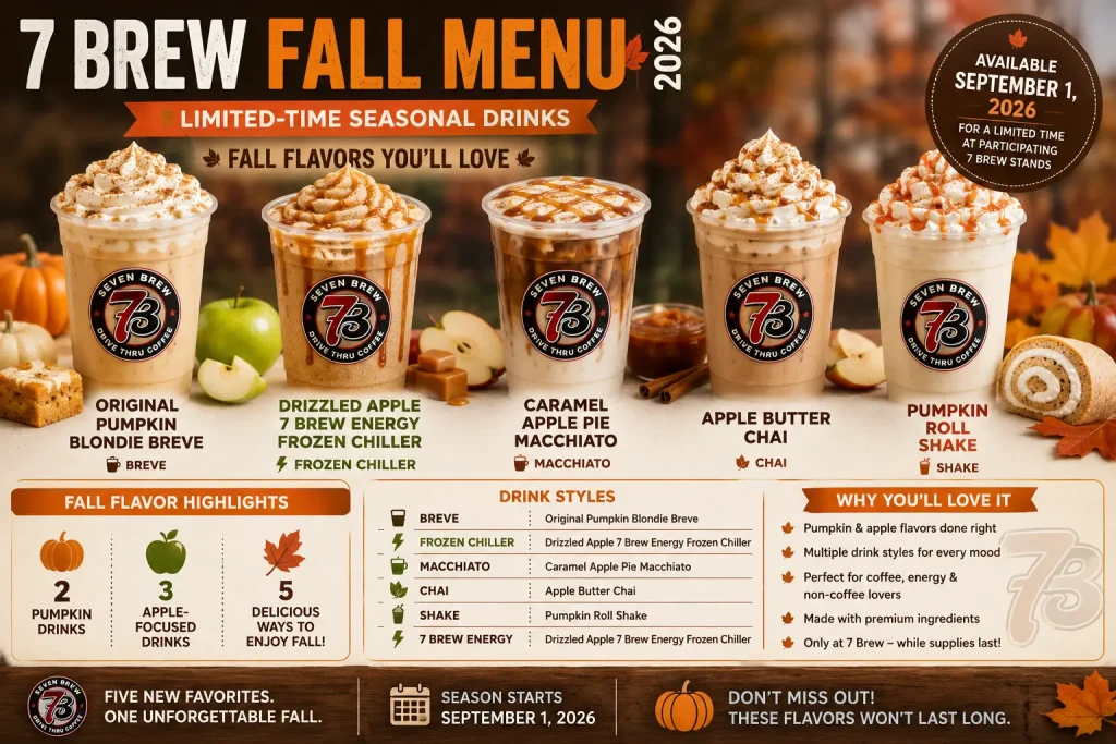 7 Brew Fall Pumpkin Menu 2026 1 7 Brew Fall Menu 2026: Pumpkin Drinks & Seasonal Flavors