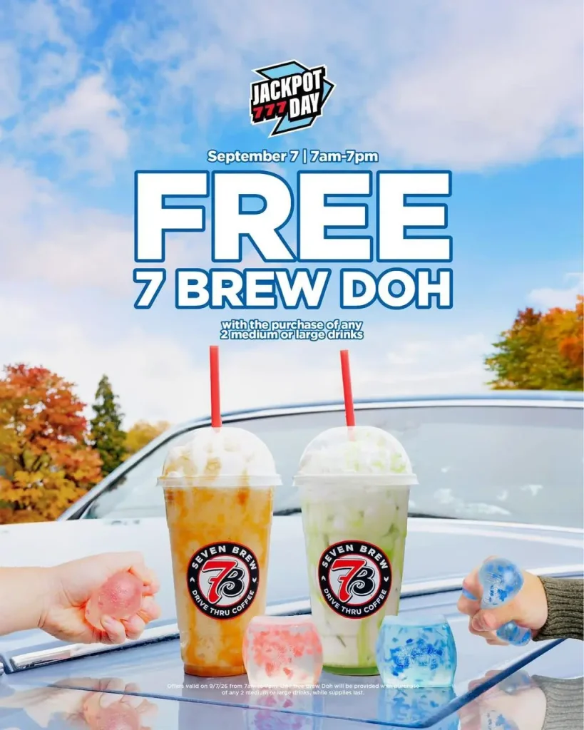 7 Brew Jackpot 777 2 The September 7 7 Brew Doh Giveaway