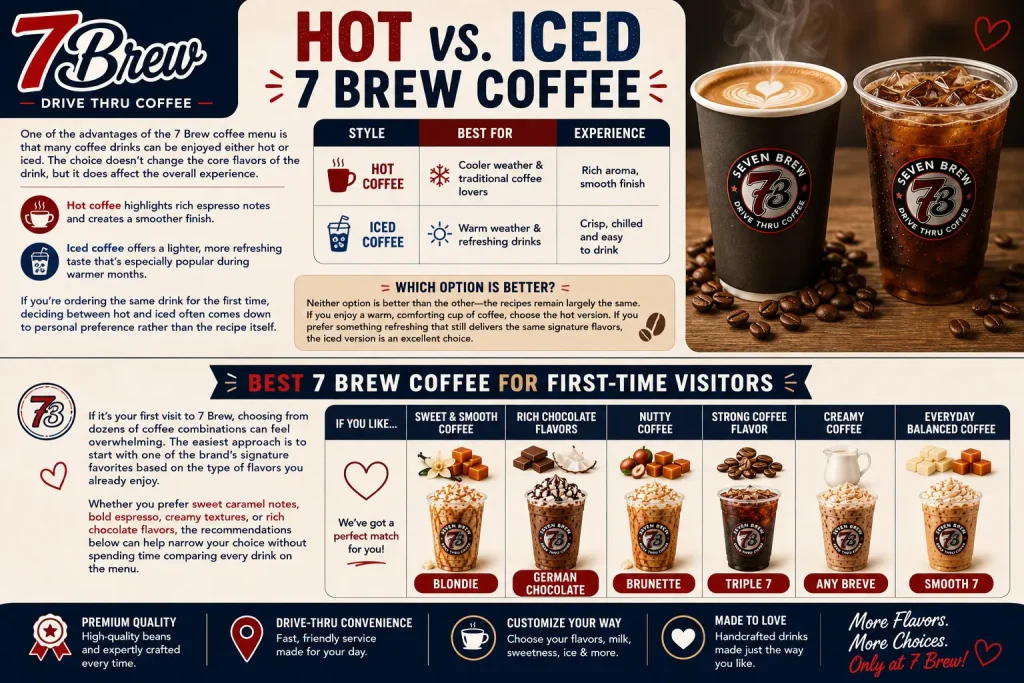 7 Brew Coffee Menu 7 Hot vs Iced 7 Brew Coffee